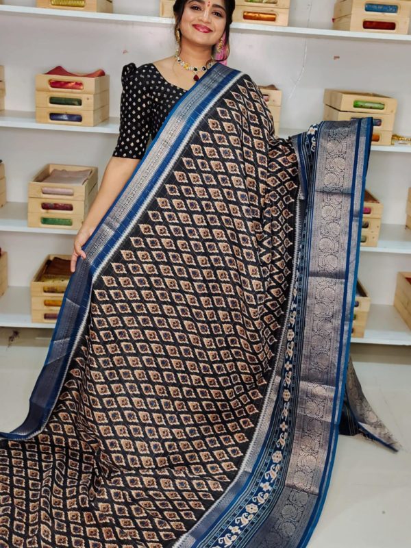 Crep dola silk sarees