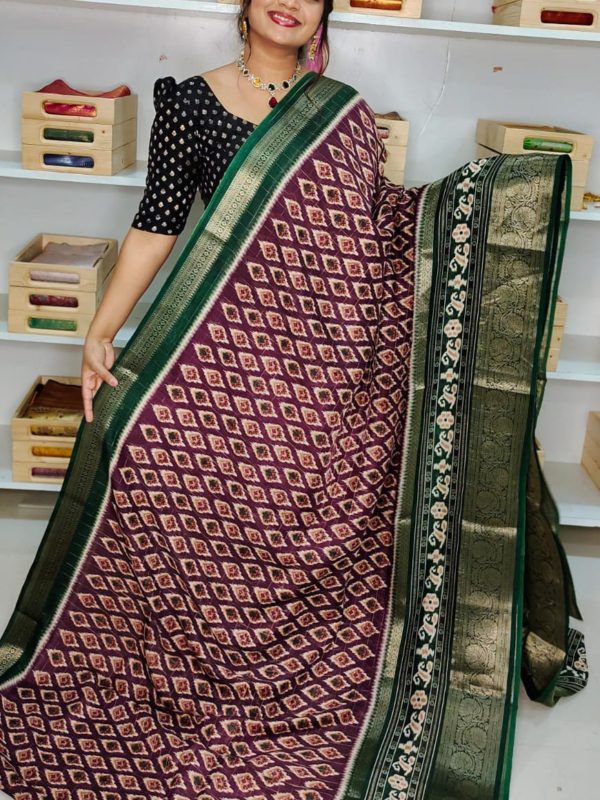 Crep dola silk sarees