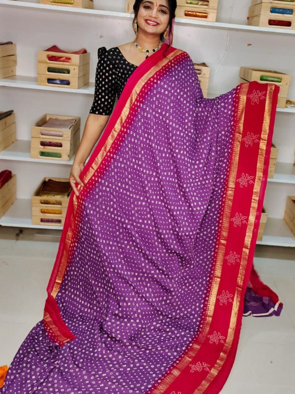 Crep dola silk sarees