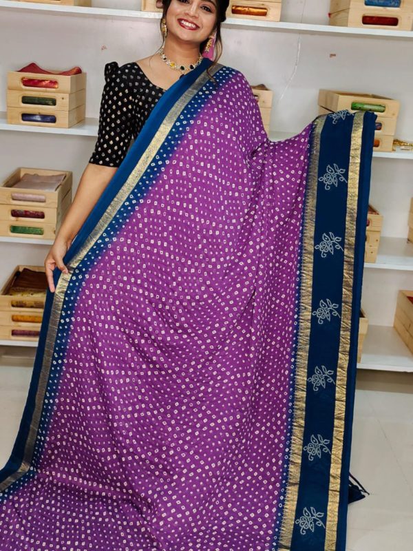 Crep dola silk sarees