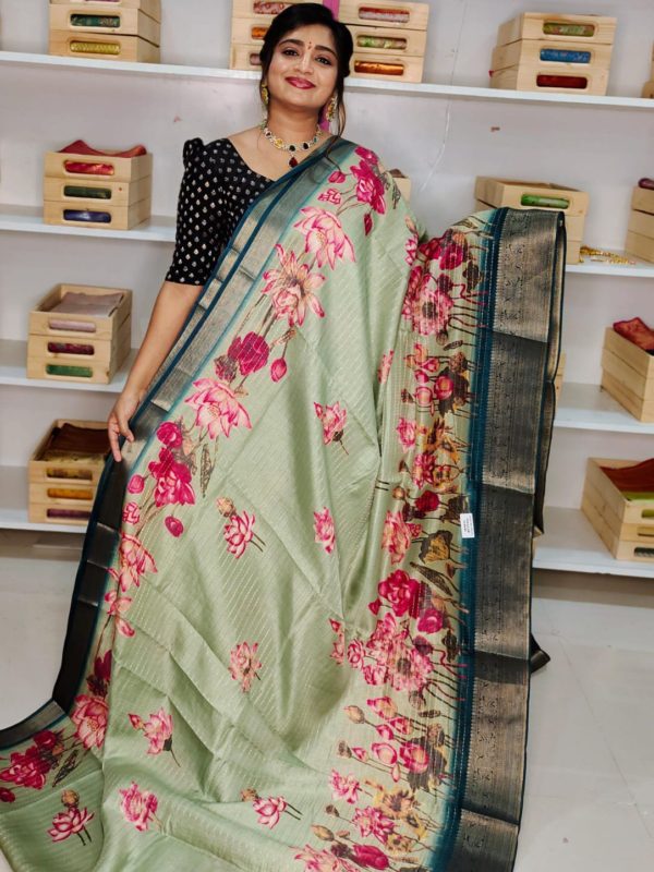 Dola digital printing saree