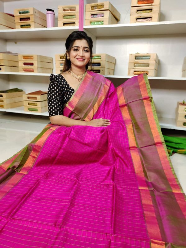 100% Silk mark certified kanjivaram pattu saree