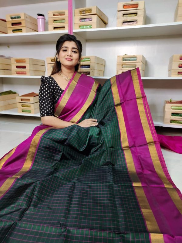100% Silk mark certified kanjivaram pattu saree