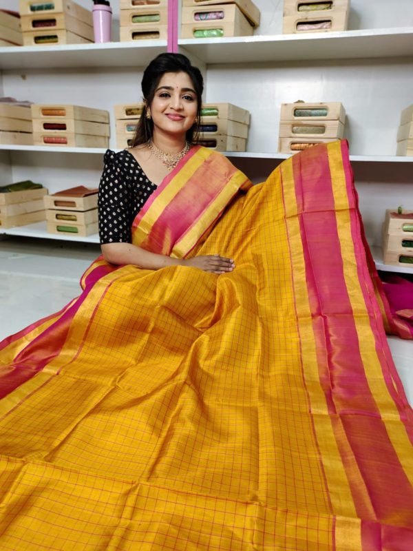 100% Silk mark certified kanjivaram pattu saree