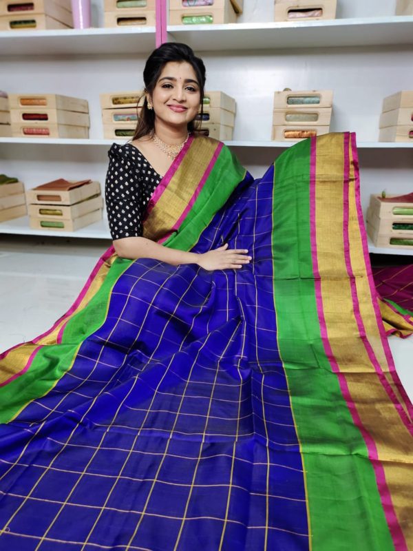 100% Silk mark certified kanjivaram pattu saree