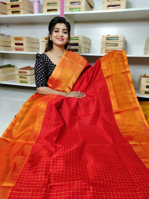 100% Silk mark certified kanjivaram pattu saree