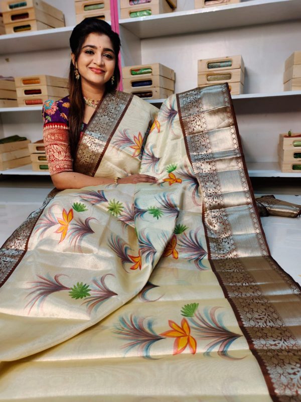 Tishu kanchi silk sarees