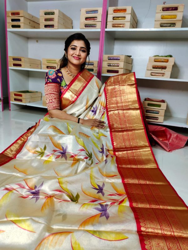 Tishu kanchi silk sarees