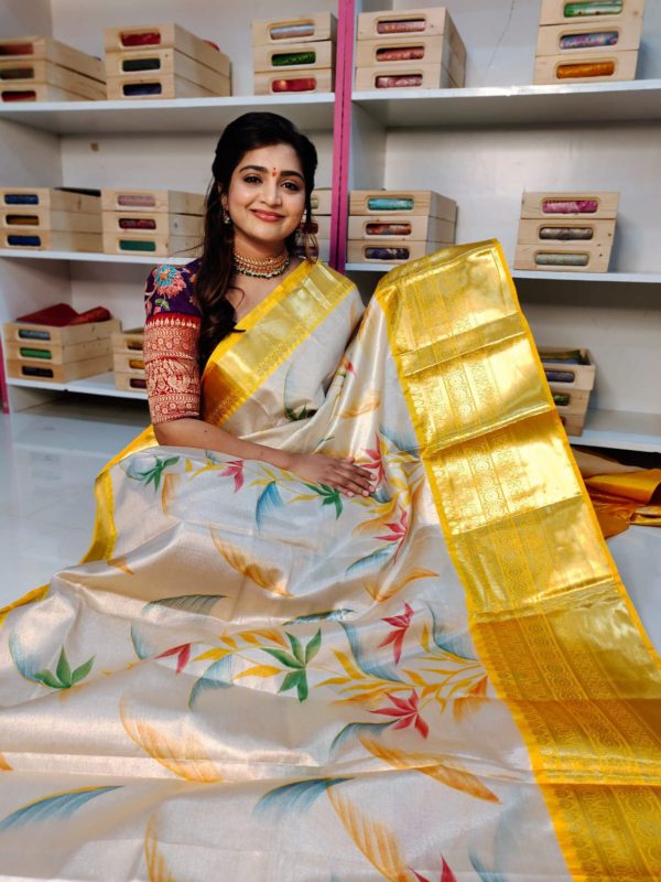 Tishu kanchi silk sarees