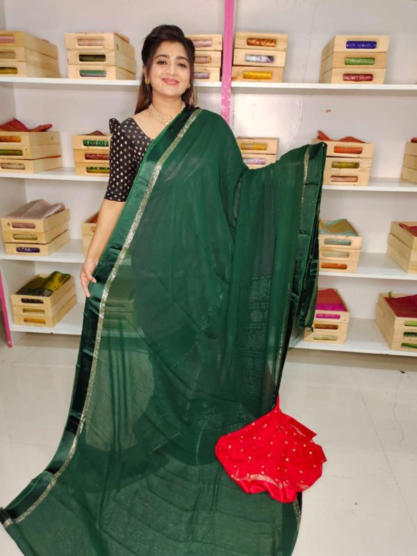 Shiffon Georgette sarees