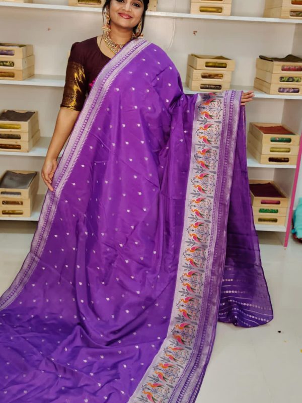 Banaras pure zute silk saree