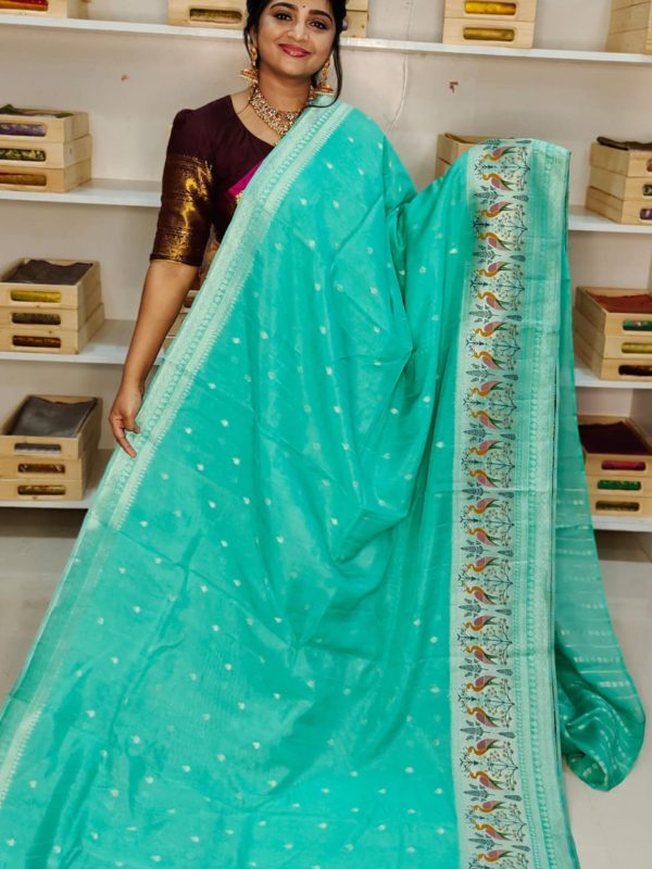 Banaras pure zute silk saree