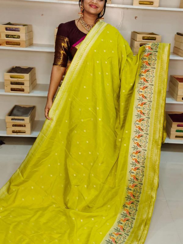 Banaras pure zute silk saree