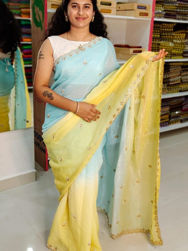 Jimmi chu double dye sarees