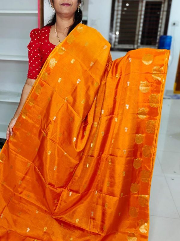 Pure raw mango silk