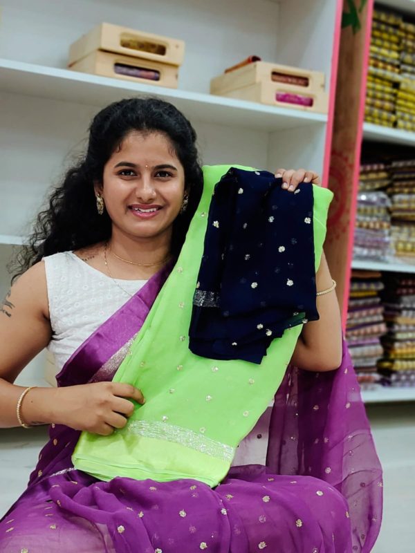 Shiffon Georgette saree