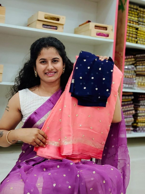 Shiffon Georgette saree