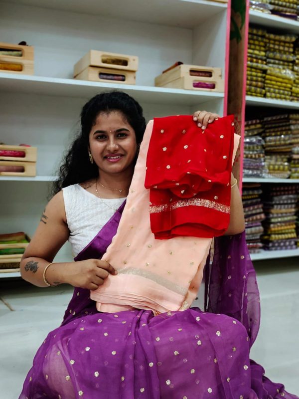 Shiffon Georgette saree