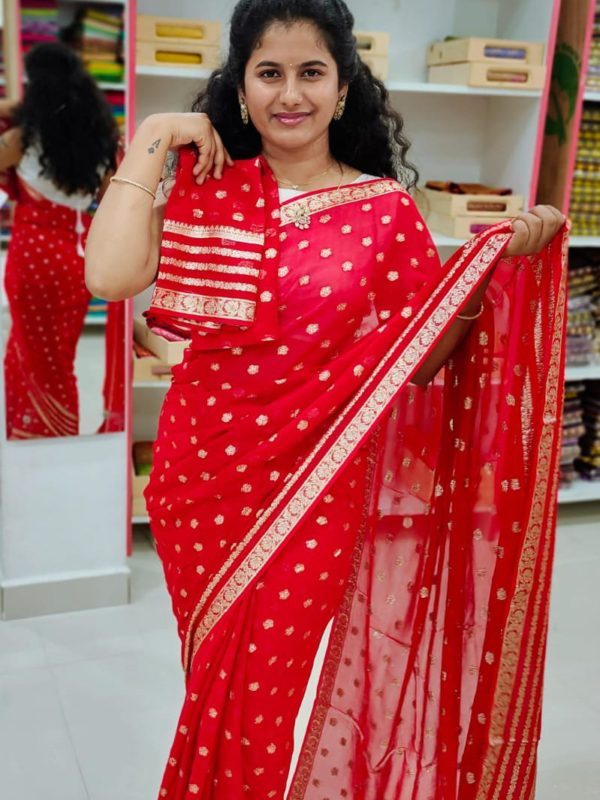 Shiffon Georgette saree