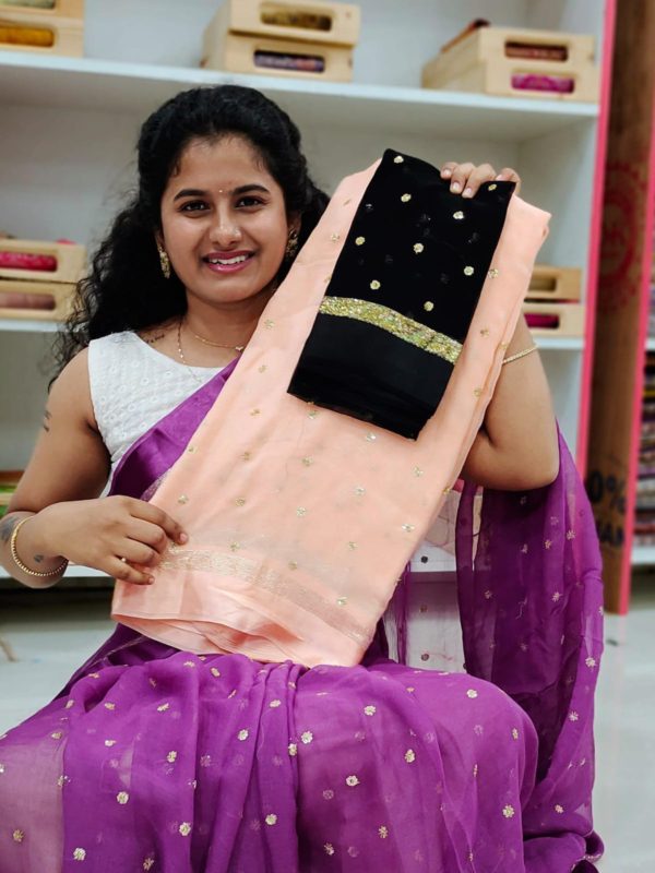 Shiffon Georgette saree