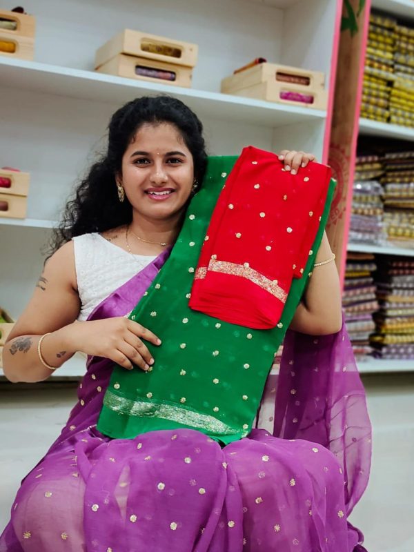 Shiffon Georgette saree
