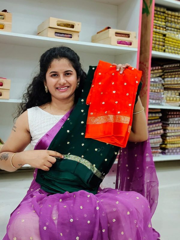 Shiffon Georgette saree