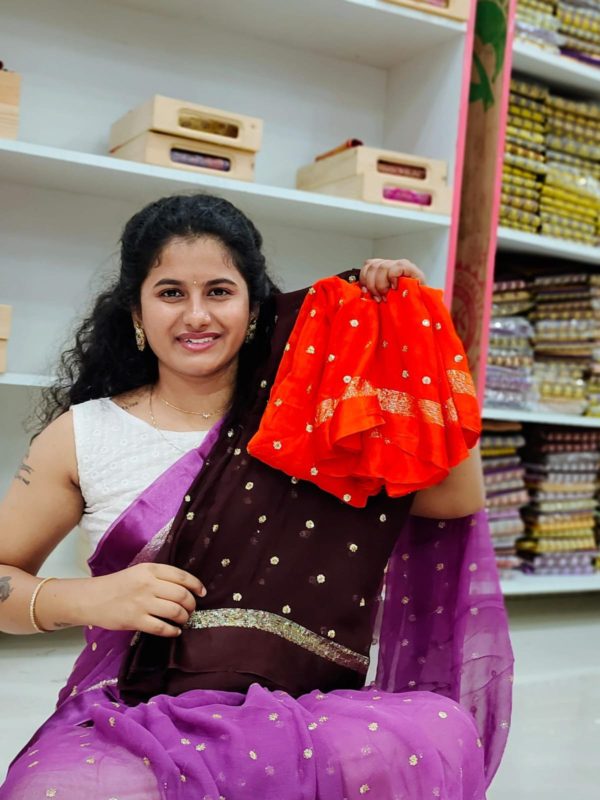 Shiffon Georgette saree
