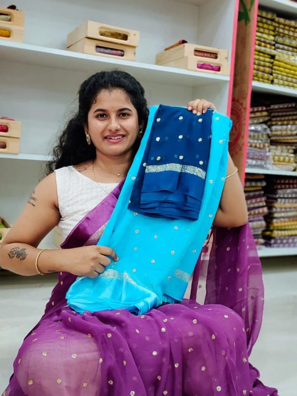 Shiffon Georgette saree