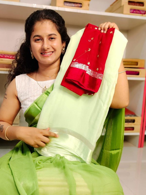 Shiffon Georgette saree