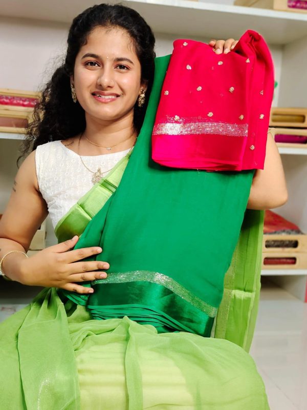 Shiffon Georgette saree
