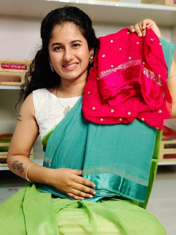 Shiffon Georgette saree