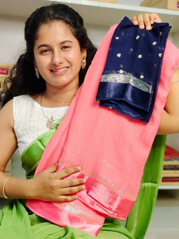 Shiffon Georgette saree