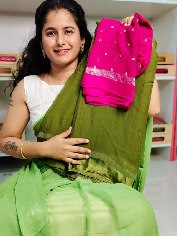 Shiffon Georgette saree