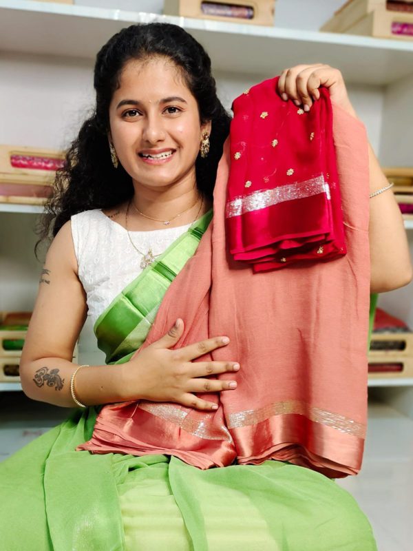Shiffon Georgette saree