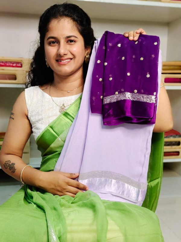 Shiffon Georgette saree
