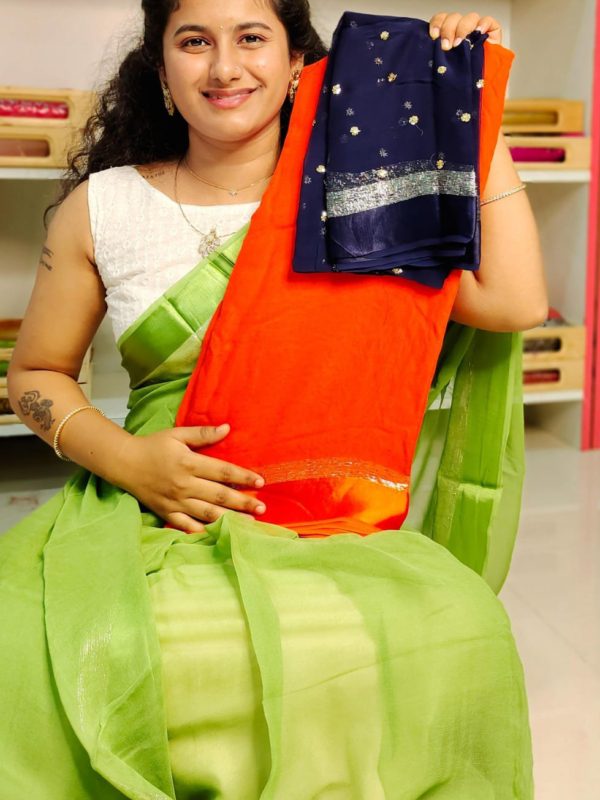 Shiffon Georgette saree