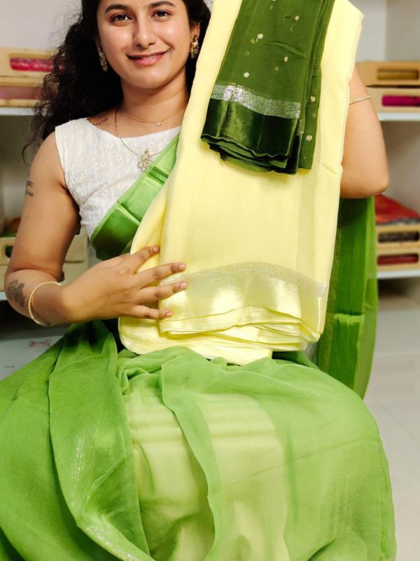 Shiffon Georgette saree