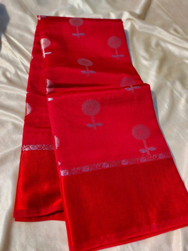 Pure raw mango silk sarees