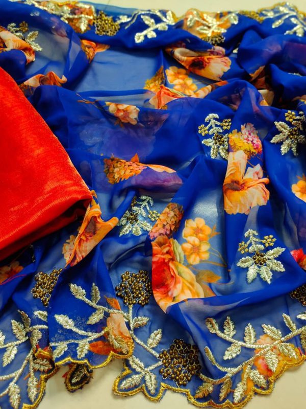 Digital printing sarees