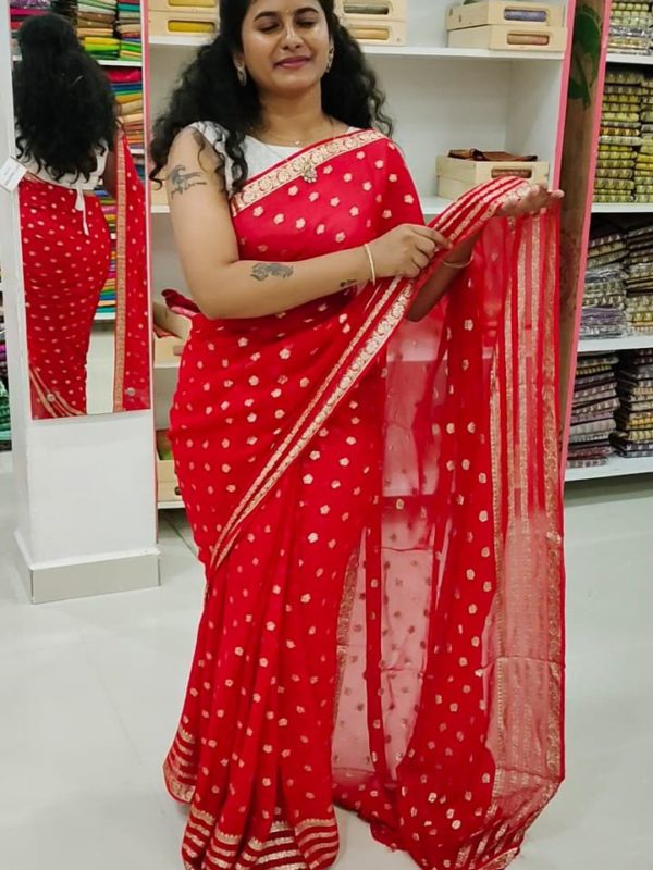 Shiffon Georgette sarees