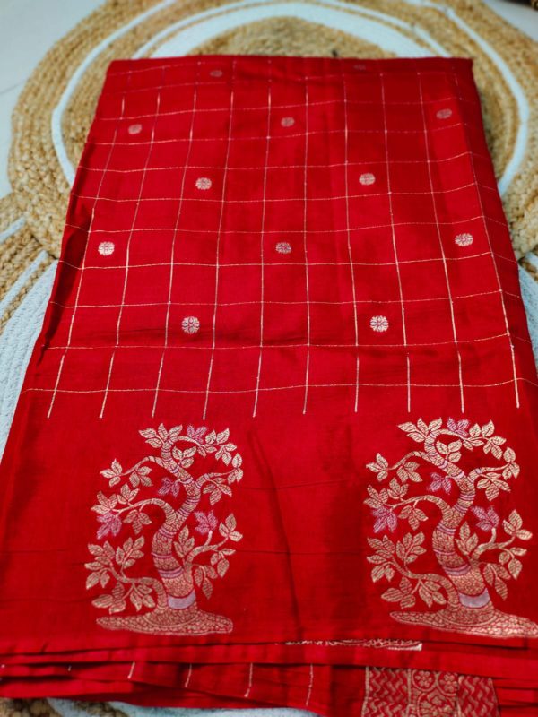 Zute tussur silk sarees