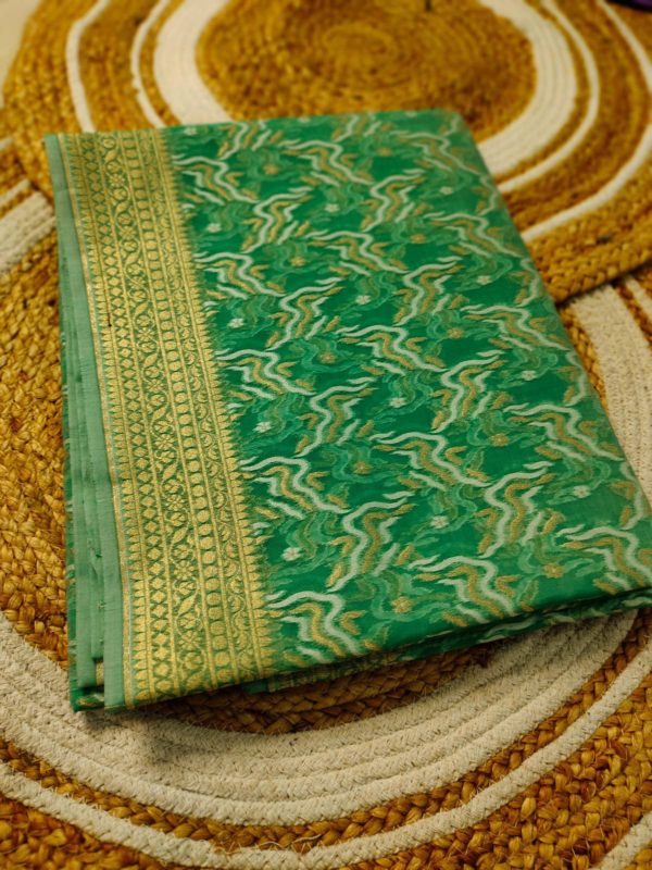 Pure organza silk saree
