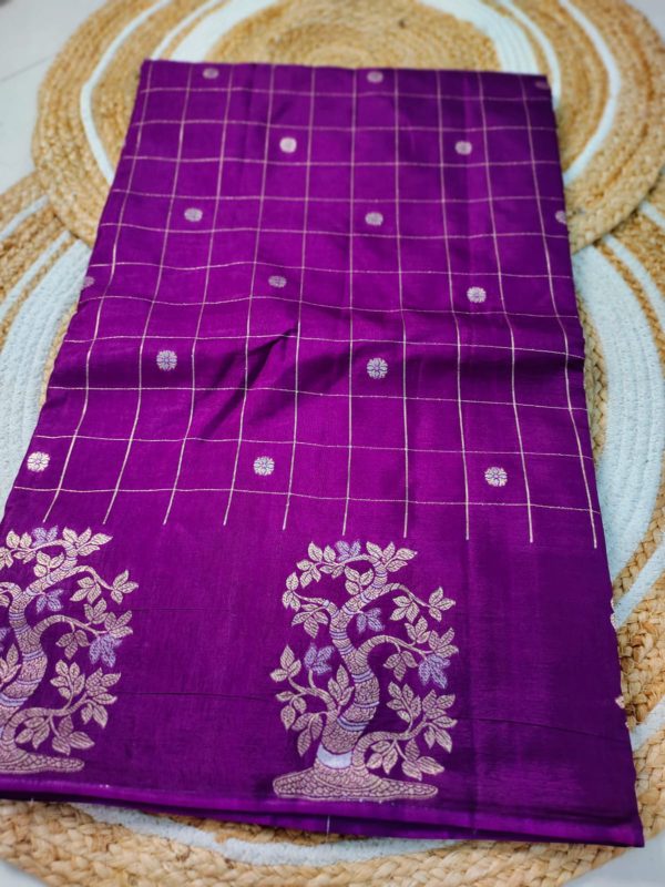 Zute tussur silk sarees