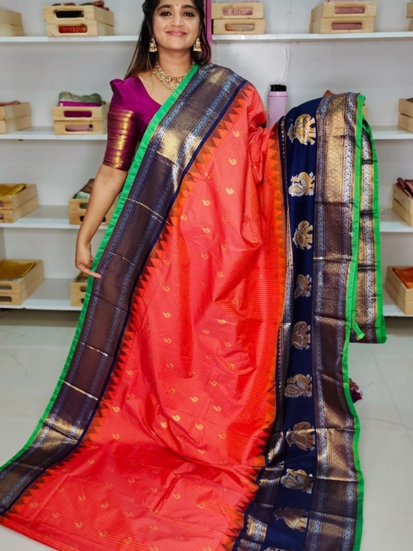 40% offer primeme gadwal silk saree