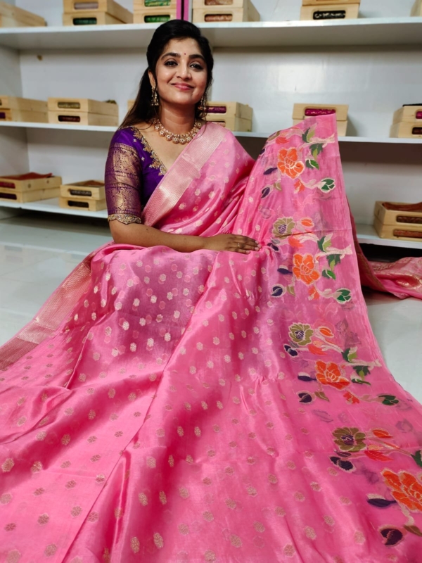 Tussur silk saree