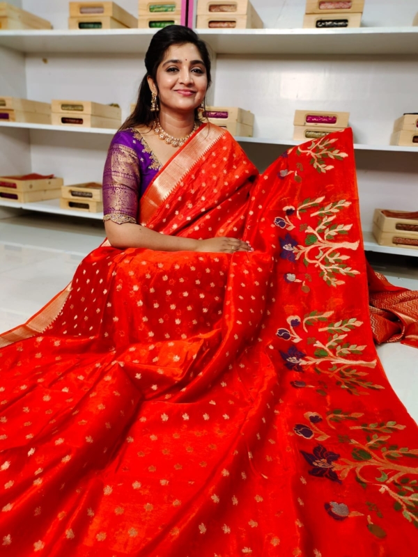 Tussur silk saree
