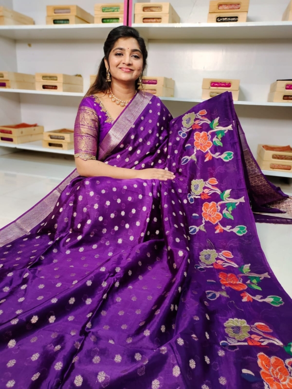 Tussur silk saree