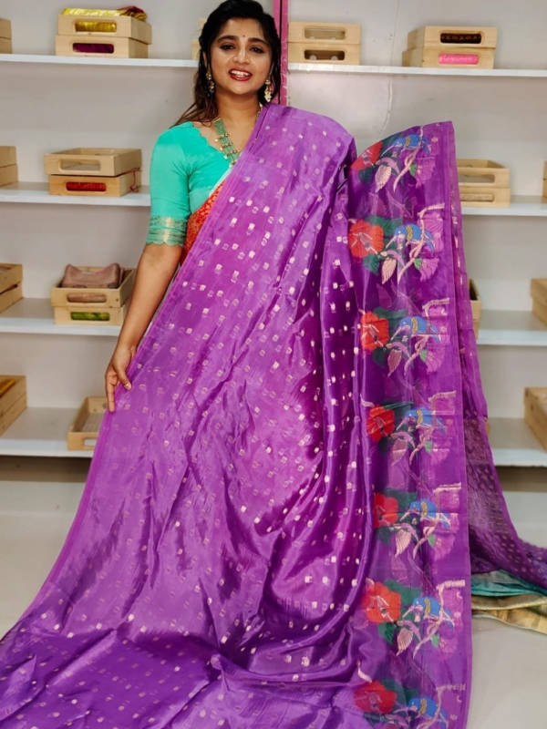 Tussur silk saree