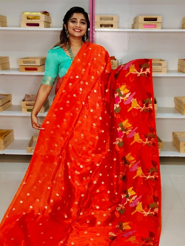 Tussur silk saree