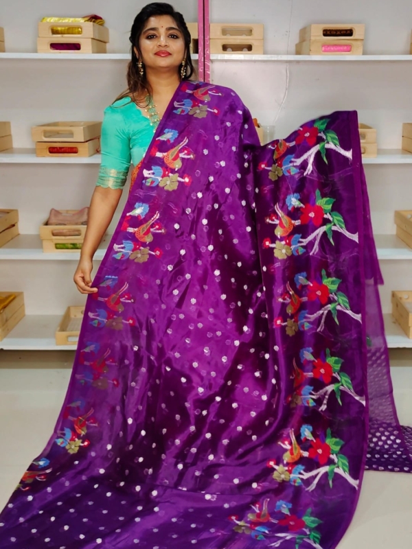 Tussur silk saree